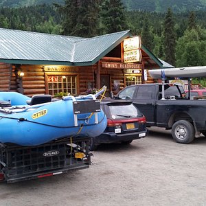 Original log restaurant in Alaska's oldest original roadhouse in operation.