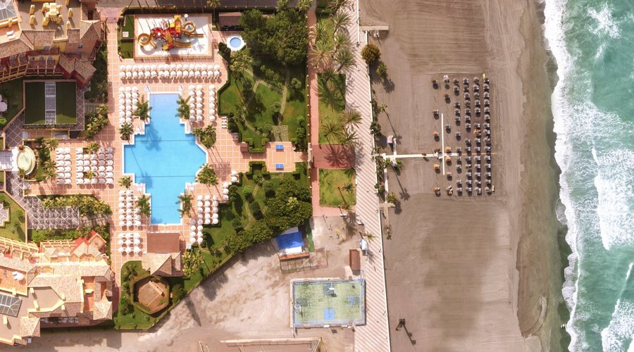 Drone View of Hotel