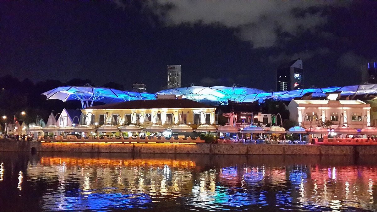 The Riverside Point Shopping Mall with Shops Bars and Restaurants