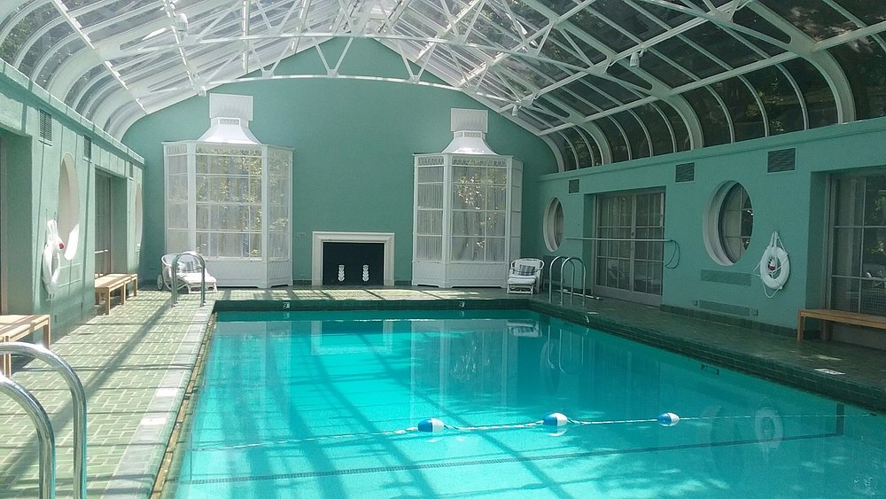 Swimming Hall - McCalls were kept in the birdcages as decor when guests were being entertained
