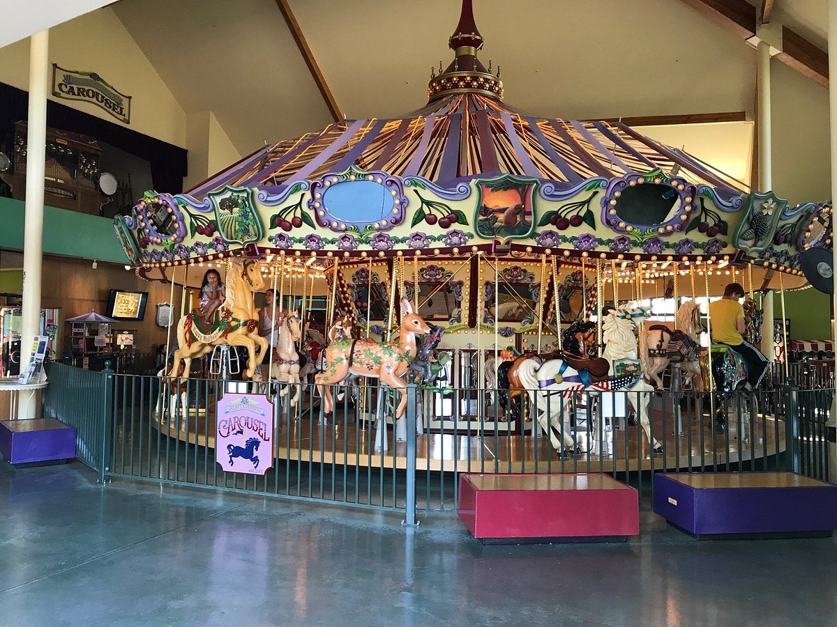South Coast Plaza's Carousel Court I want to ride the merry go