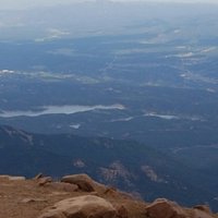 Catamount Lake area from Pikes Peak Summit