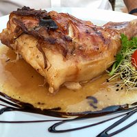 Leg of suckling pig