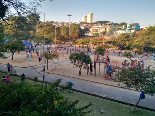 Garoando em Santo André. 