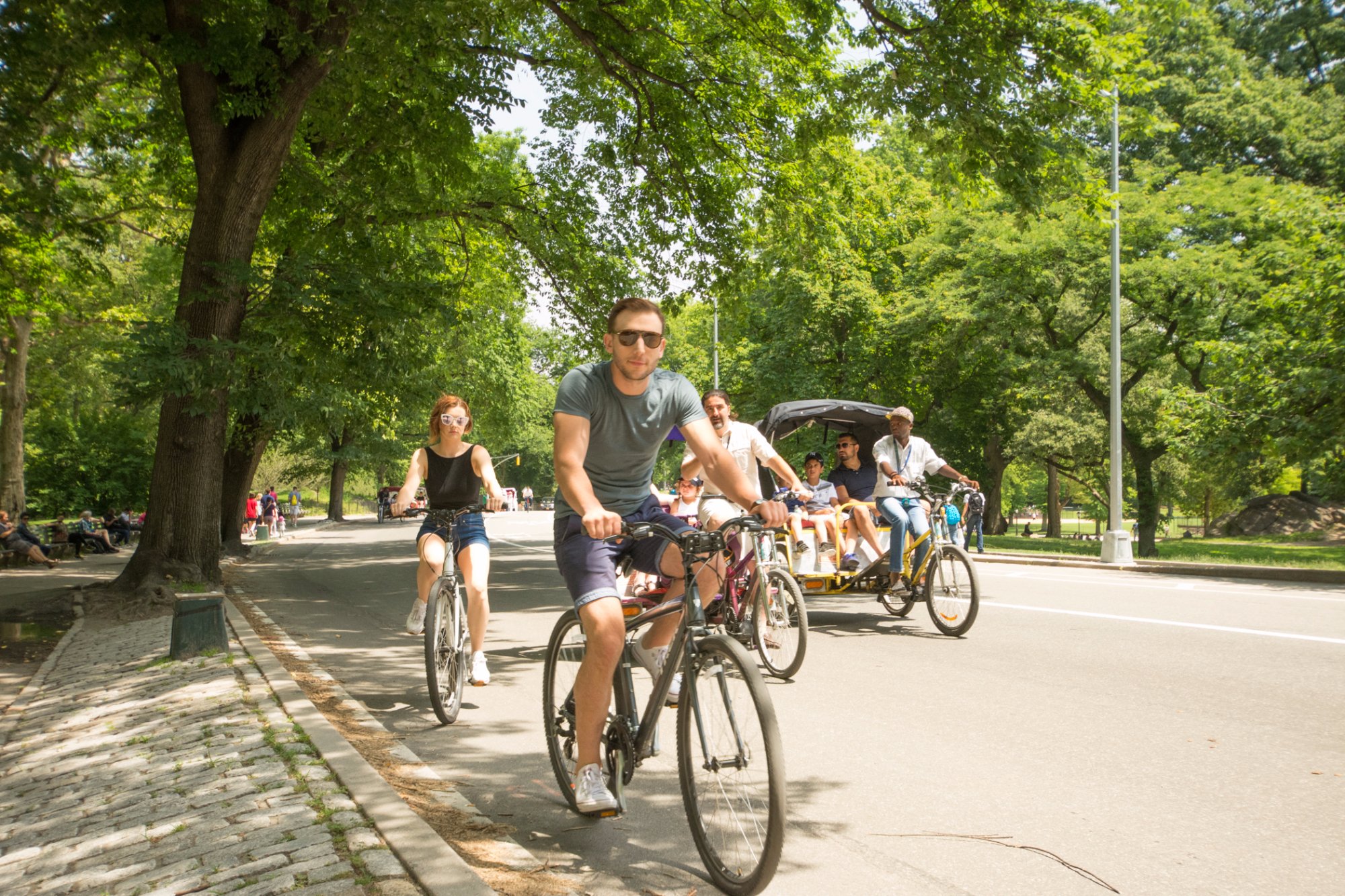 Bikes in central clearance park