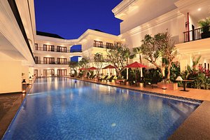 Grand Palace Hotel Sanur Bali in Sanur, image may contain: Hotel, Villa, Resort, Pool