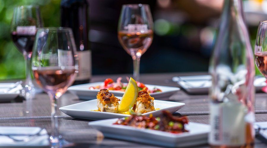 Our fabulous Rose` pairs well with seafood