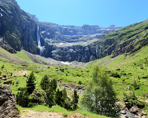 carte randonnée Cirque de Gavarnie cascade