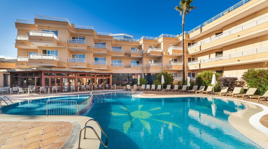 Facade and pool