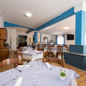 Breakfast Room at the Hotel Corallo