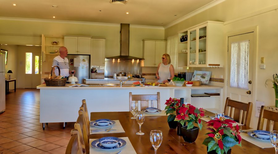 Country House Kitchen and Family Room