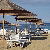 View onto the beach