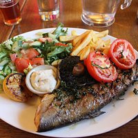Fresh food and huge portions