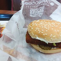 My fish burger: tasty!