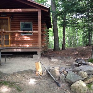 Cabin Number 1 has the larger area of the three