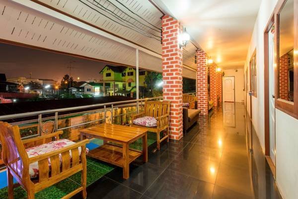 Balcony on the upper floor
