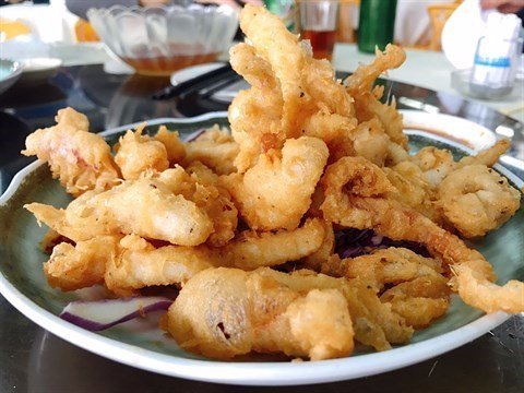 Fried squid