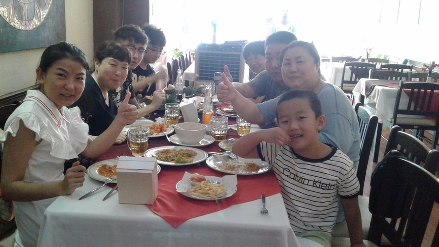 our happy chines guest
