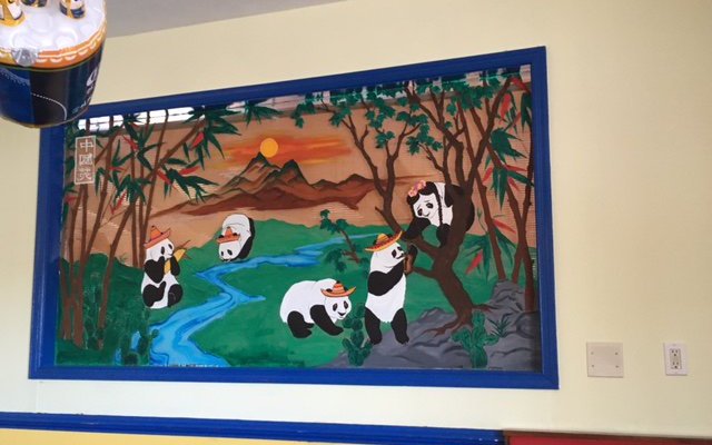 It had been Chinese; the pandas wear sombreros