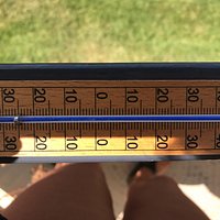 30 luglio 50 gradi al sole ai piedi del montiferru, 36 in casa