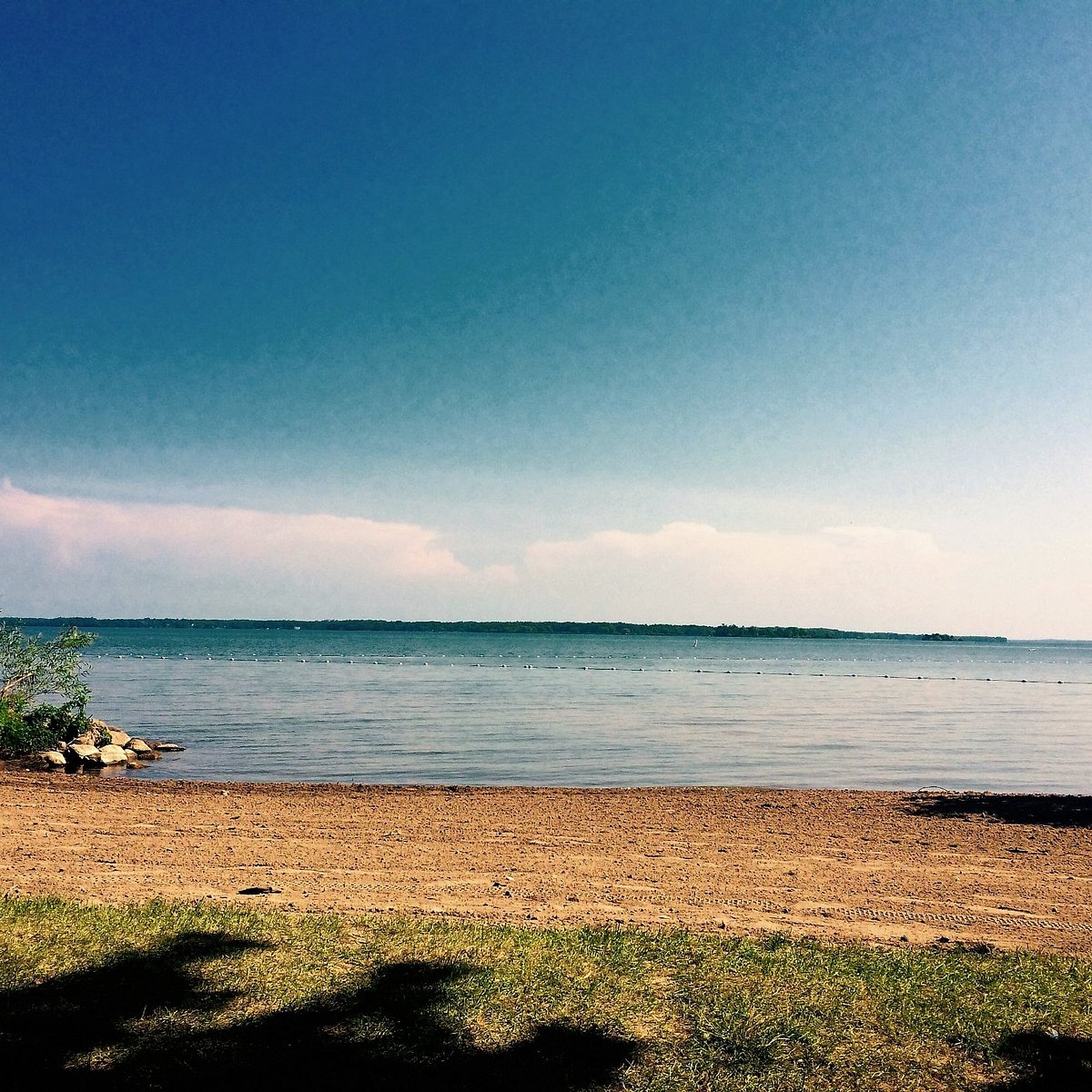 Ice fishing for perch at Sibbald Point Provincial Park