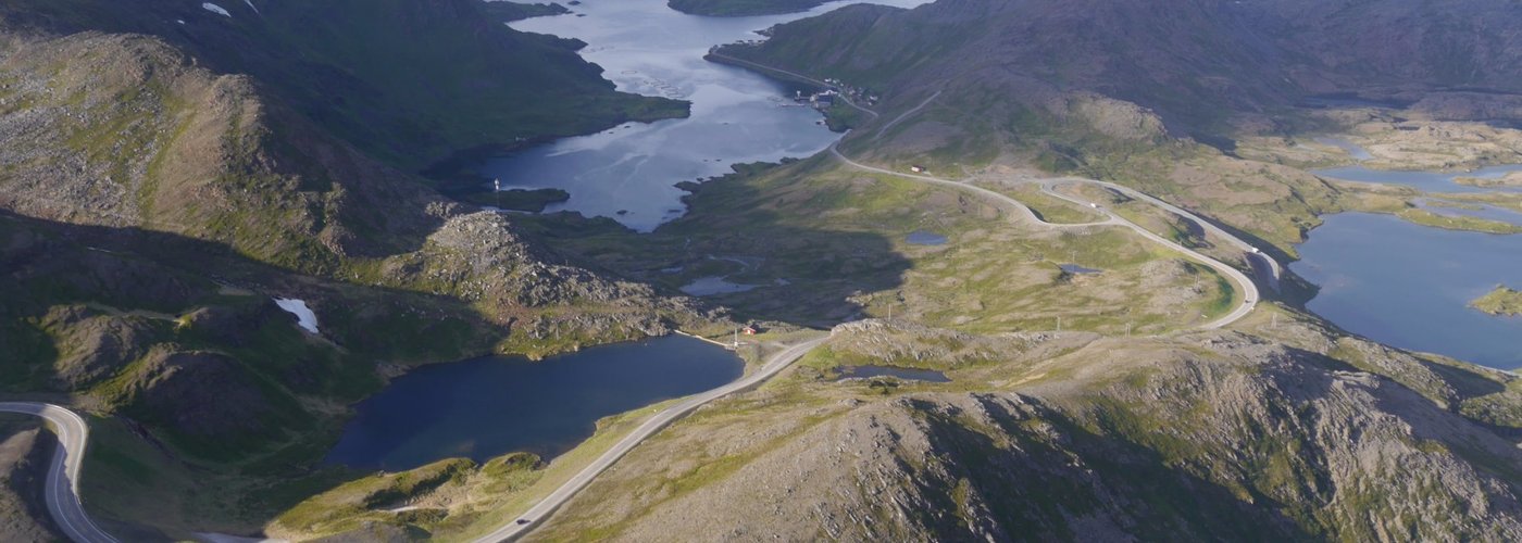 Straße zum Nordkap