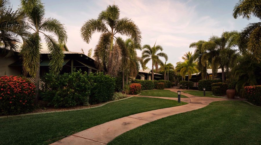 Secluded tropical gardens