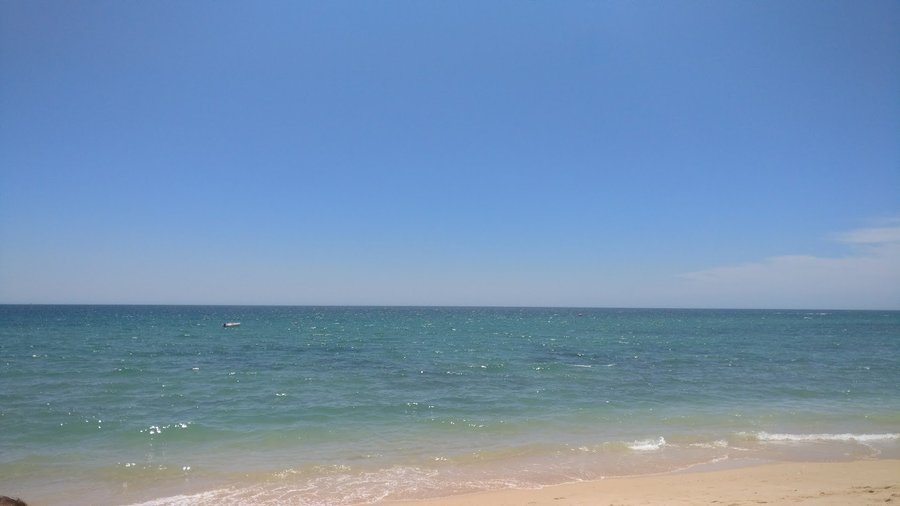 The beautiful beach
