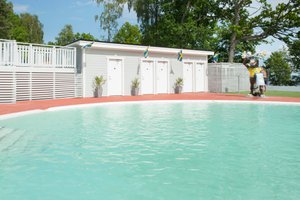 Pool och strand