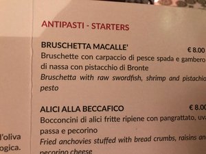 Menú