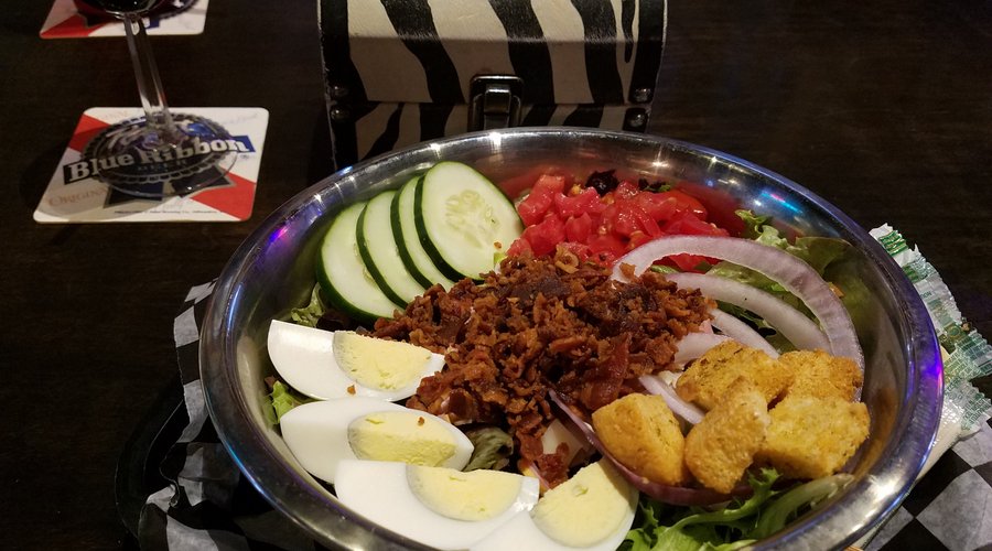 Dog bowl chef salad