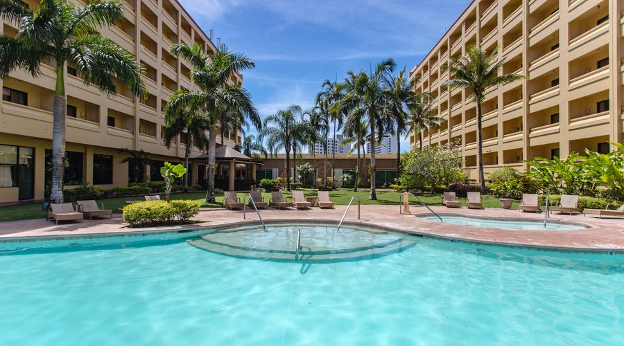 Grounds at the Guam Plaza Hotel