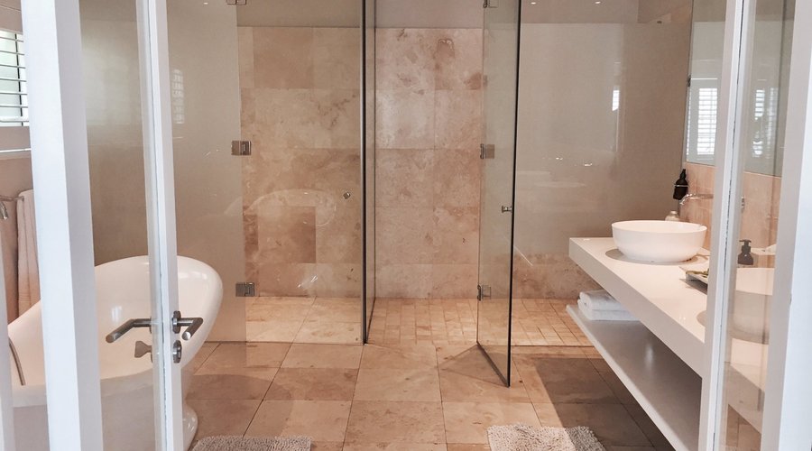 Suite no. 15, most spacious bathroom in the hotel.