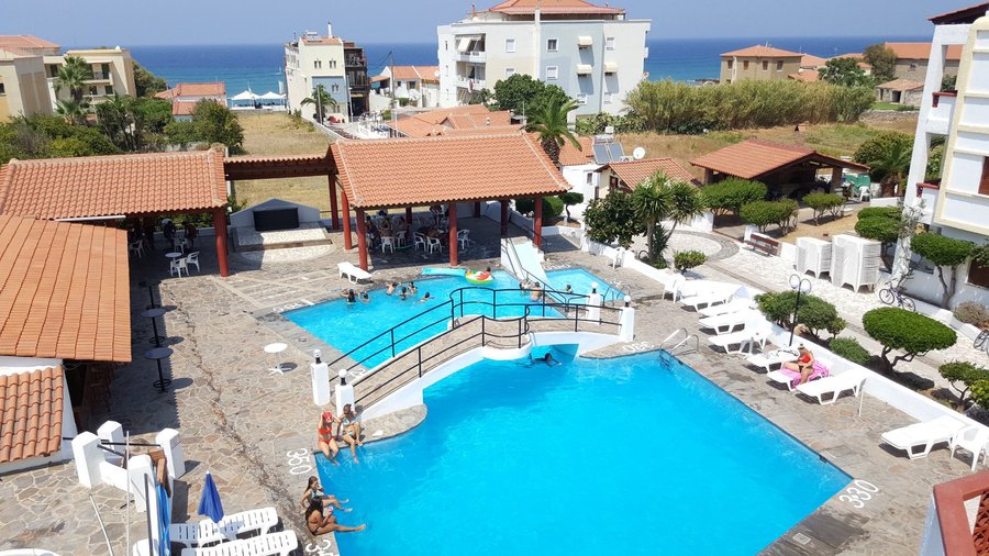 View from the rooms looking to the sea