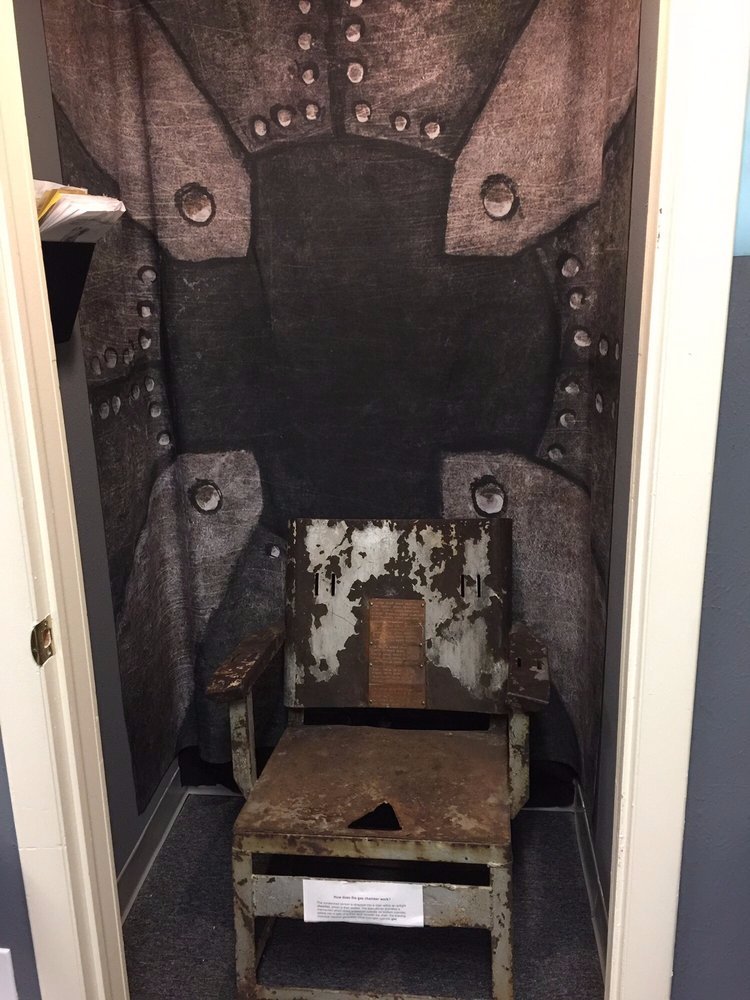 Pikes Peak Escape Rooms Colorado Springs All You Need To Know   Authentic Execution Chair 