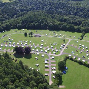 Aerial views of a great campsite (from my drone)!!