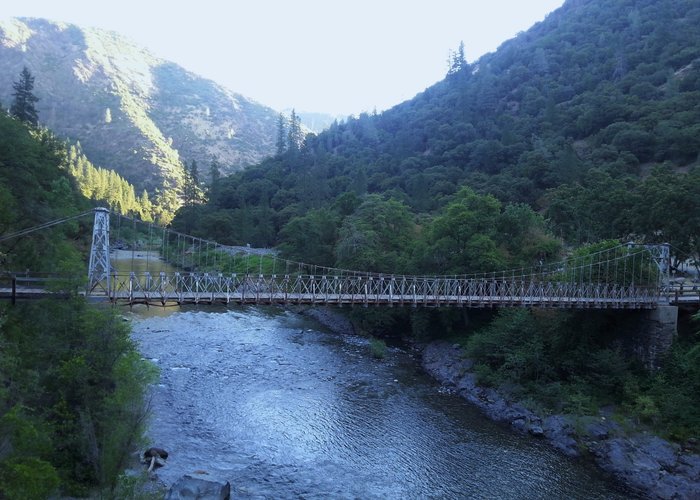 The Iowa Hill Bridge" over American River near Colfax, Ca.