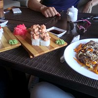 sushi and noodles
