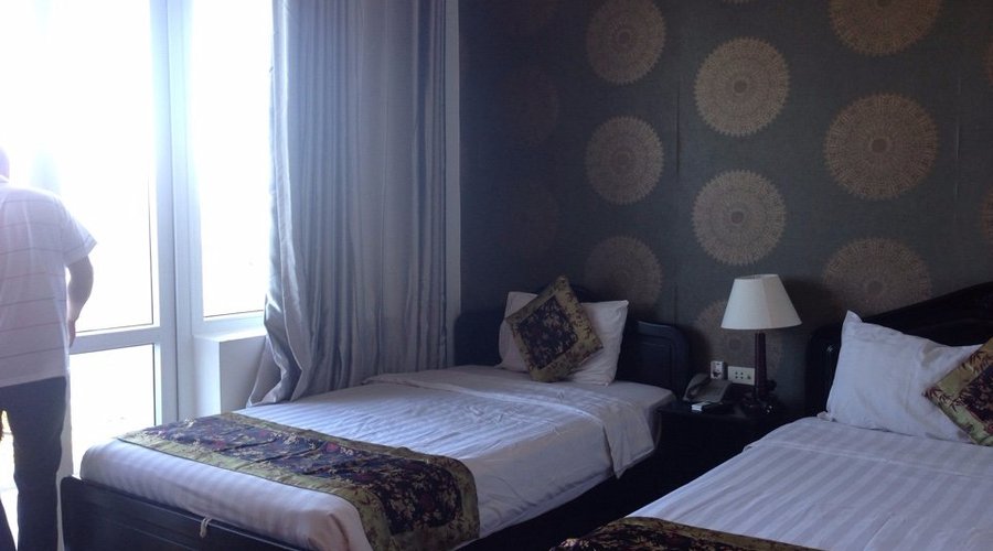 Twin room with big view
