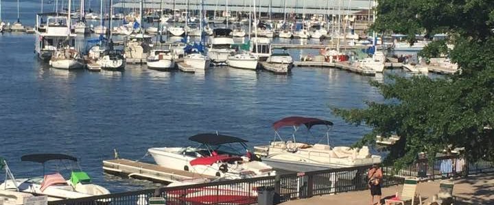 Swimming pool and marina