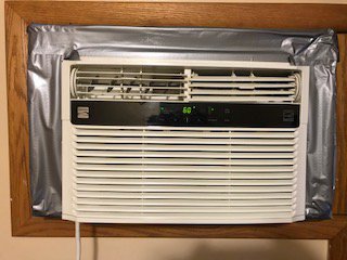 inadequate window air conditioner.
