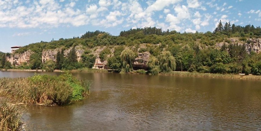 The one of the two river lakes of the park