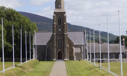 View of St Johns from Tynwald Hill.