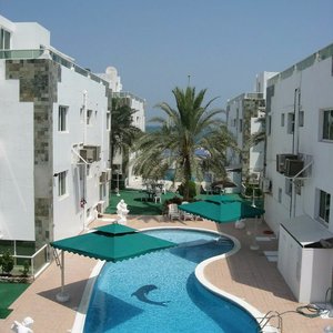 6 buildings - each 15 rooms. Two outdoor swimming pools
