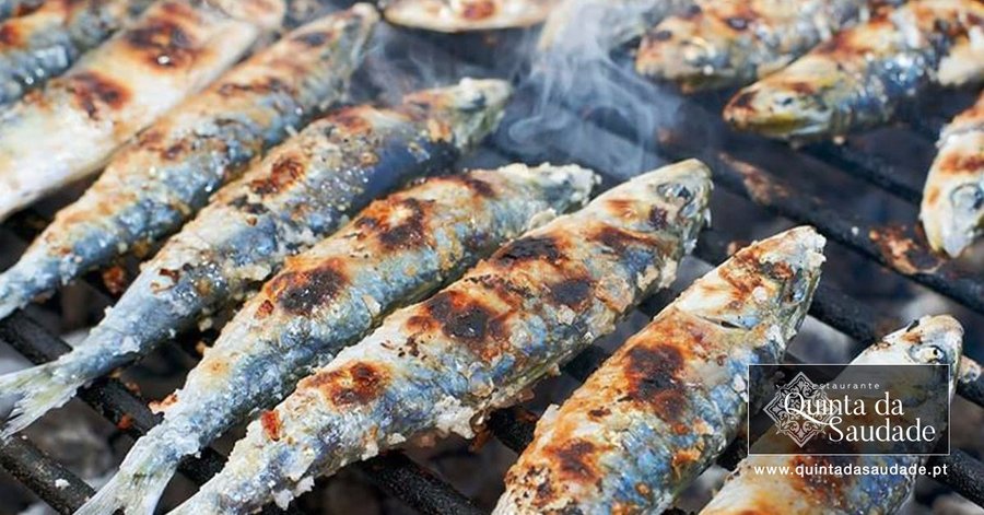 Quinta Da Saudade Summer BBQ sardines grilling