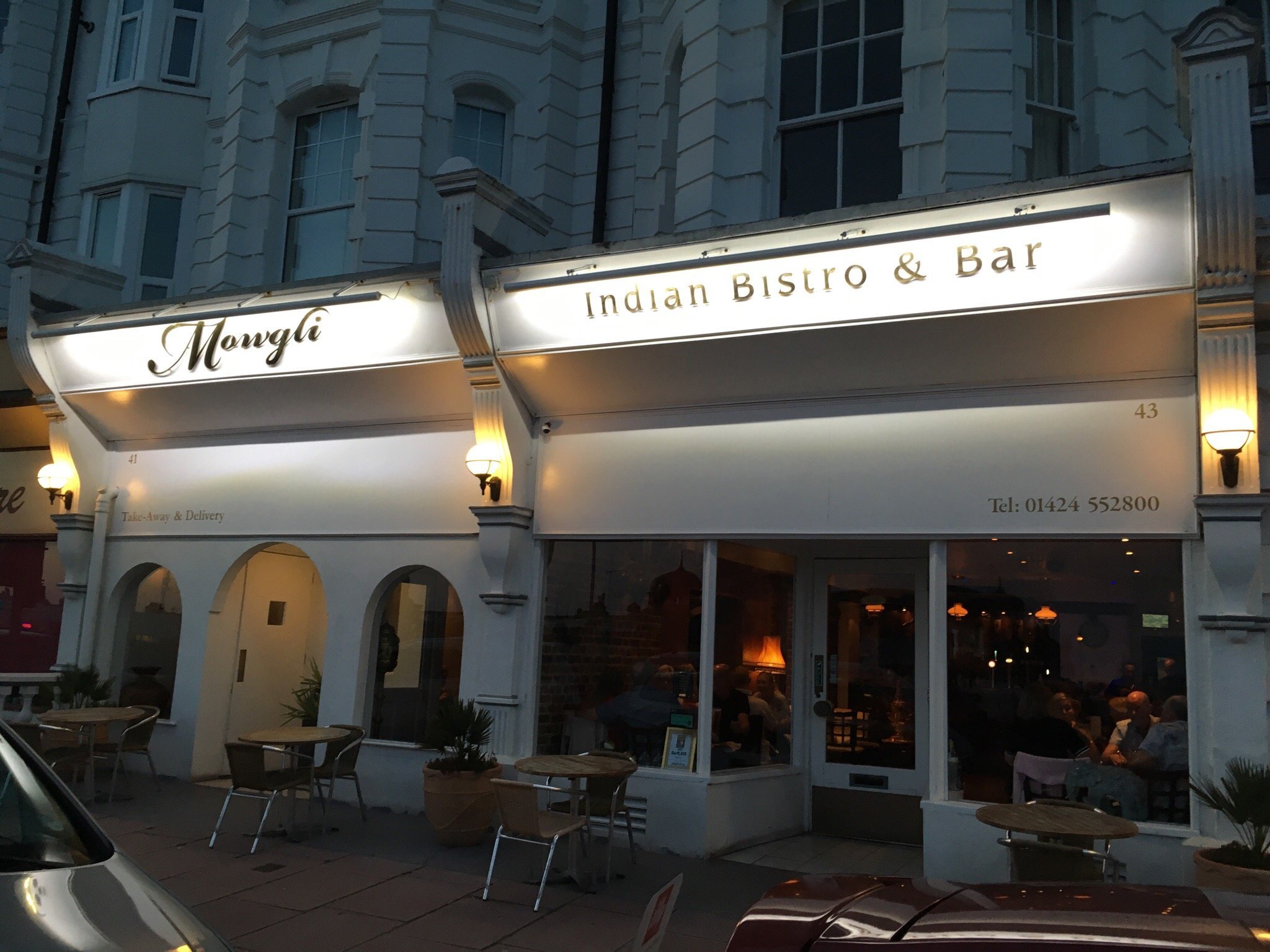 MOWGLI INDIAN BISTRO AND BAR, Bexhill-on-Sea - Menu, Prices