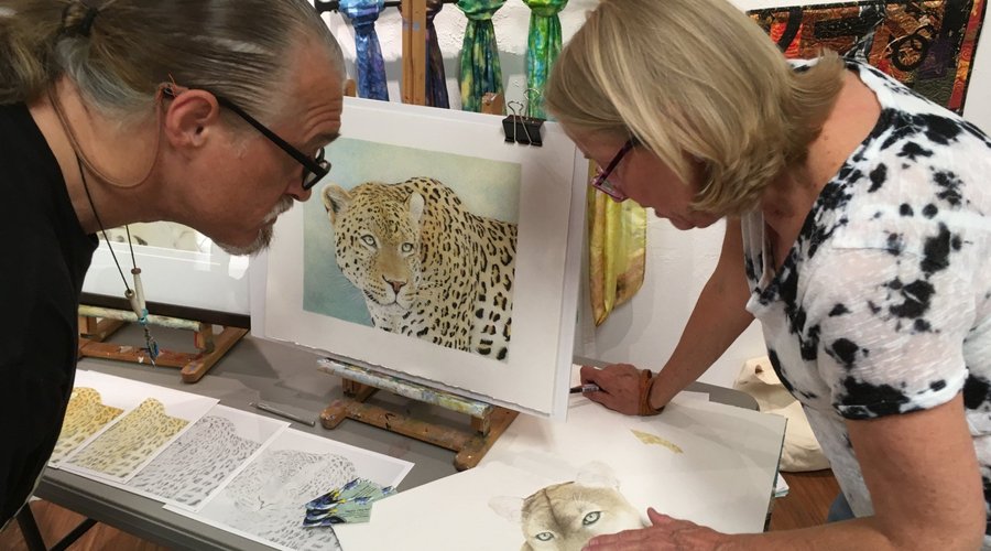 Learn more about how artists create their work during the Talk Art series held on select Saturda
