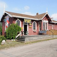 The Fenelon Station Gallery Co-op is located in the historic Fenelon Falls Train Station.