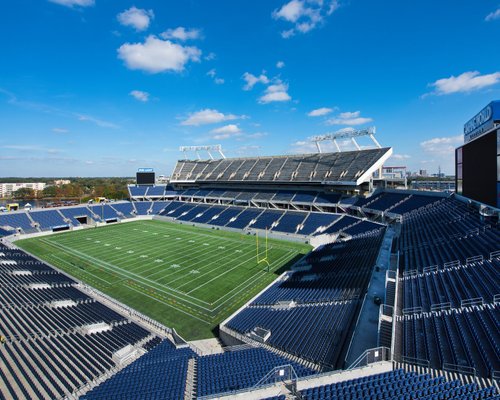 Visita a um estádio do college football