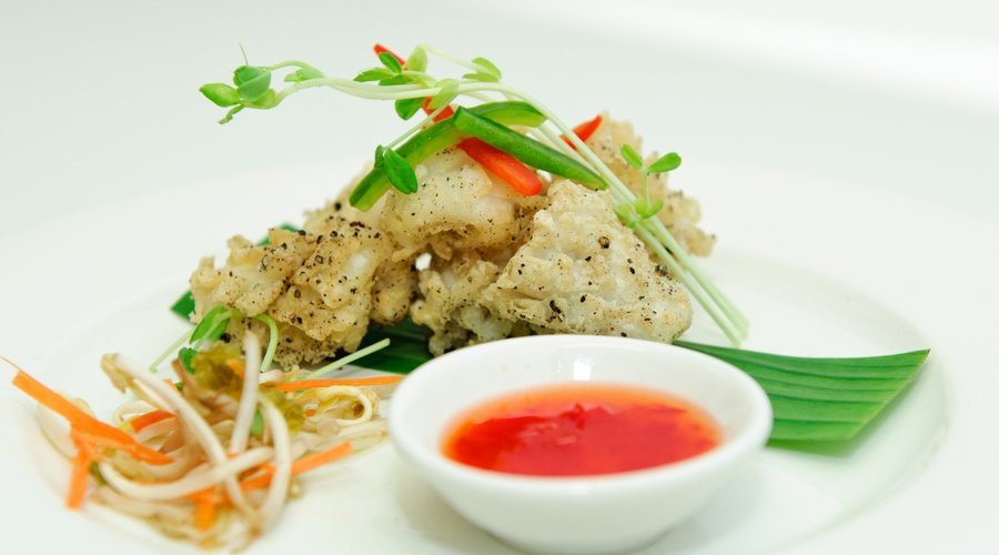 Peppered salt - squid.